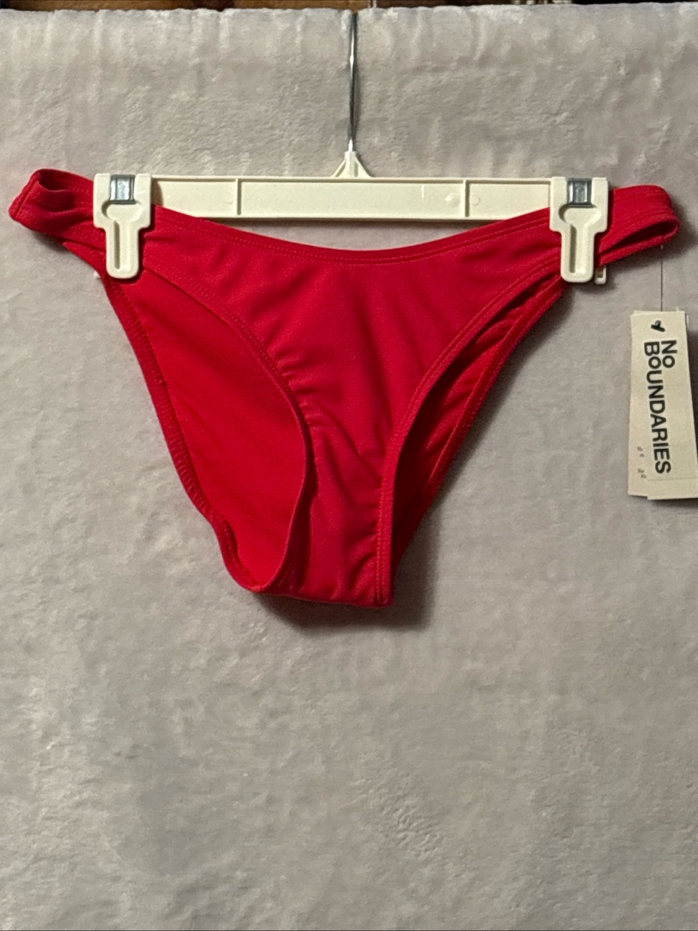 NWT No Boundaries Red Women's Bikini Bottom